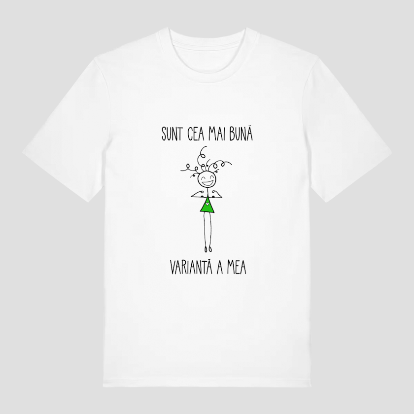 Sunt cea mai bună variantă a mea (I am the best version of myself) - Muscle T-shirt